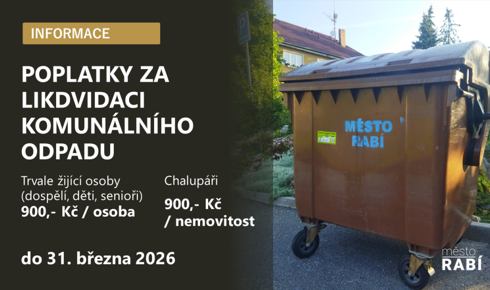 Aktualita Poplatky za komunální odpad 2026